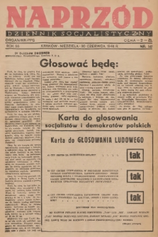 Naprzód : dziennik socjalistyczny : organ WK PPS. 1946, nr 141