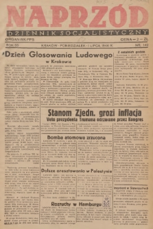 Naprzód : dziennik socjalistyczny : organ WK PPS. 1946, nr 142