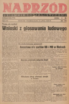 Naprzód : dziennik socjalistyczny : organ WK PPS. 1946, nr 156