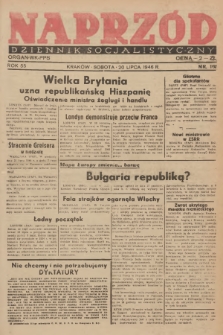Naprzód : dziennik socjalistyczny : organ WK PPS. 1946, nr 161