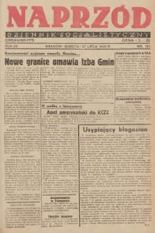 Naprzód : dziennik socjalistyczny : organ WK PPS. 1946, nr 167