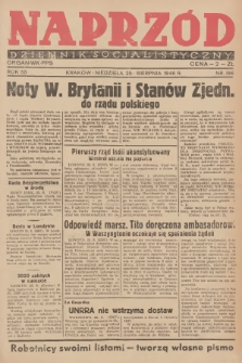 Naprzód : dziennik socjalistyczny : organ WK PPS. 1946, nr 196