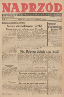 Naprzód : dziennik socjalistyczny : organ WK PPS. 1946, nr 202