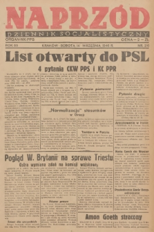 Naprzód : dziennik socjalistyczny : organ WK PPS. 1946, nr 216
