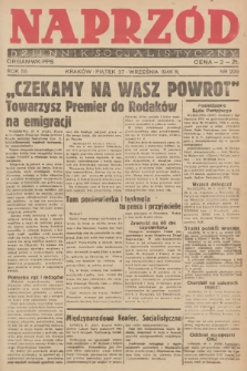 Naprzód : dziennik socjalistyczny : organ WK PPS. 1946, nr 229