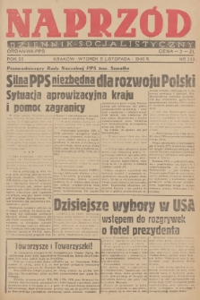 Naprzód : dziennik socjalistyczny : organ WK PPS. 1946, nr 268