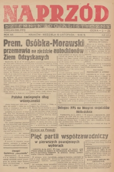 Naprzód : dziennik socjalistyczny : organ WK PPS. 1946, nr 273