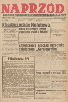 Naprzód : dziennik socjalistyczny : organ WK PPS. 1946, nr 286