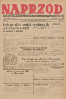 Naprzód : dziennik socjalistyczny : organ WK PPS. 1946, nr 304