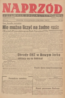 Naprzód : dziennik socjalistyczny : organ WK PPS. 1946, nr 309