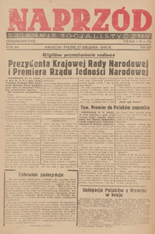 Naprzód : dziennik socjalistyczny : organ WK PPS. 1946, nr 317