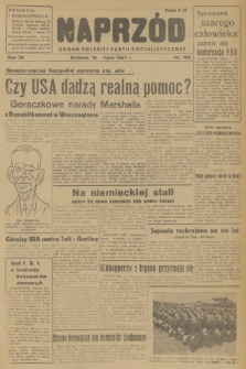 Naprzód : organ Polskiej Partii Socjalistycznej. 1947, nr 190