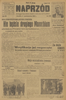 Naprzód : organ Polskiej Partii Socjalistycznej. 1947, nr 270
