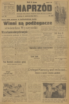 Naprzód : organ Polskiej Partii Socjalistycznej. 1947, nr 276