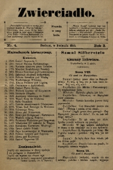 Zwierciadło. R.3, 1895, nr 4