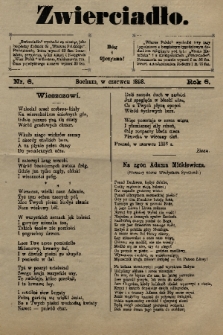 Zwierciadło. R.6, 1898, nr 6