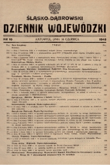 Śląsko-Dąbrowski Dziennik Wojewódzki. 1948, nr 10