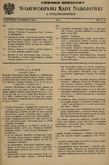 Dziennik Urzędowy Wojewódzkiej Rady Narodowej w Stalinogrodzie. 1956, nr 3