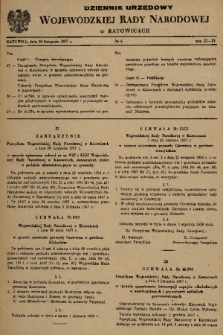 Dziennik Urzędowy Wojewódzkiej Rady Narodowej w Katowicach. 1957, nr 6