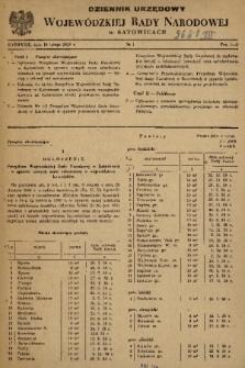 Dziennik Urzędowy Wojewódzkiej Rady Narodowej w Katowicach. 1959, nr 1
