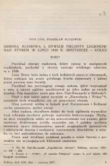 Bellona : dwumiesięcznik wojskowy wydawany przez Wojskowy Instytut Naukowo-Oświatowy. R.19, 1937, Zeszyt 3