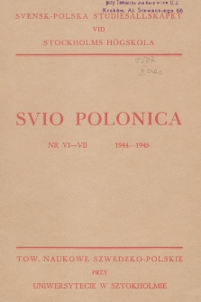 Svio Polonica. 1944-1945, nr 6-7