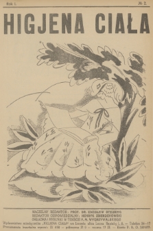 Higjena Ciała : miesięcznik poświęcony propagandzie higjeny oraz literaturze i sztuce. R.1, 1925, nr 2