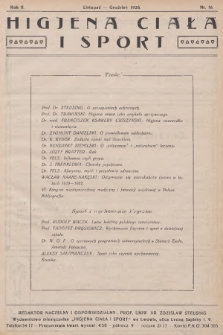 Higjena Ciała i Sport. R.2, 1926, nr 16