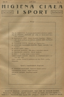 Higjena Ciała i Sport. R.3, 1927, nr 18
