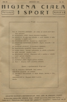 Higjena Ciała i Sport. R.3, 1927, nr 20