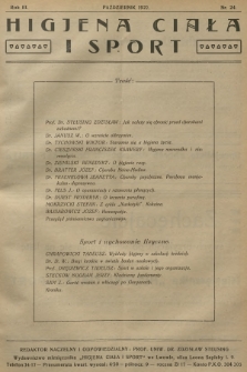 Higjena Ciała i Sport. R.3, 1927, nr 24