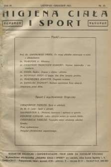 Higjena Ciała i Sport. R.3, 1927, nr 25