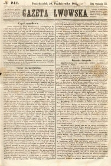 Gazeta Lwowska. 1862, nr 241