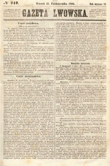Gazeta Lwowska. 1862, nr 242