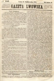 Gazeta Lwowska. 1862, nr 243