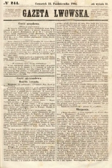 Gazeta Lwowska. 1862, nr 244