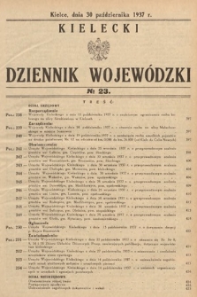 Kielecki Dziennik Wojewódzki. 1937, nr 23