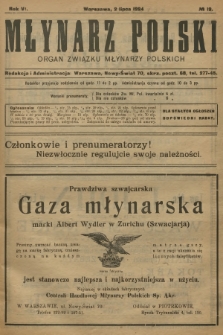 Młynarz Polski : organ Związku Młynarzy Polskich. R.6, 1924, № 12