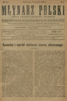 Młynarz Polski : organ Związku Młynarzy Polskich. R.7, 1925, № 2