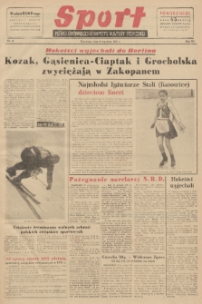 Sport : pismo Głównego Komitetu Kultury Fizycznej. 1951, nr 3