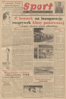 Sport : pismo Głównego Komitetu Kultury Fizycznej. 1951, nr 23