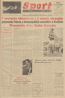 Sport : pismo Głównego Komitetu Kultury Fizycznej. 1951, nr 69