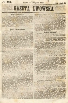 Gazeta Lwowska. 1862, nr 262