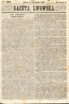 Gazeta Lwowska. 1862, nr 263