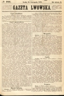 Gazeta Lwowska. 1862, nr 266