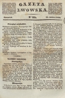 Gazeta Lwowska. 1844, nr 35