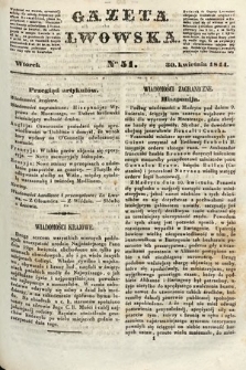 Gazeta Lwowska. 1844, nr 51