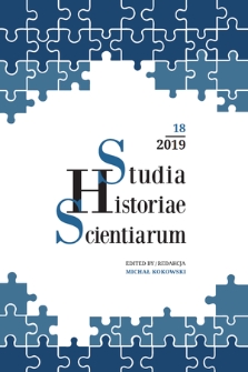 Studia Historiae Scientiarum. T. 18, 2019