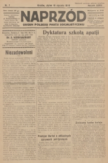Naprzód : organ Polskiej Partji Socjalistycznej. 1930, nr 7