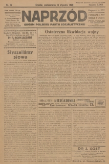 Naprzód : organ Polskiej Partji Socjalistycznej. 1930, nr 10